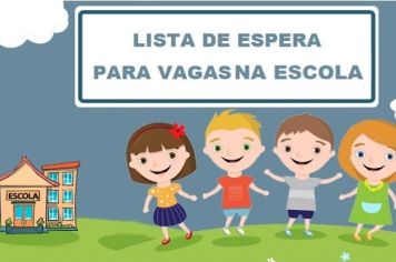 LISTA DE ESPERA POR VAGAS NA ESCOLA 