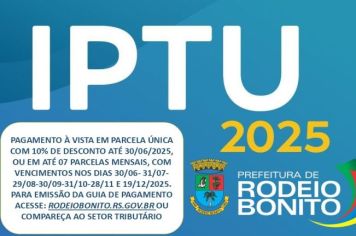 ATENÇÃO: Guias para o pagamento do IPTU já estão disponíveis