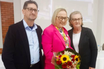 Rodeio Bonito recebe a visita da secretária estadual da saúde Arita Bergmann