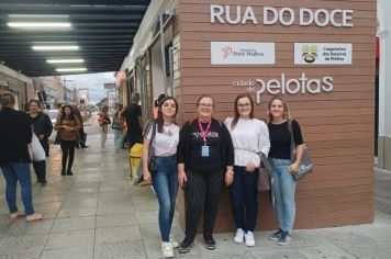Secretária da indústria comércio e turismo de Rodeio Bonito participa de visitas técnicas à Pelotas e Morro Redondo
