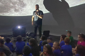 Urânia Planetário é atração no início do ano letivo na rede municipal de ensino de Rodeio Bonito