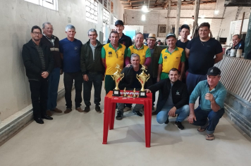 Rodeio Bonito conhece os campeões no municipal de bocha