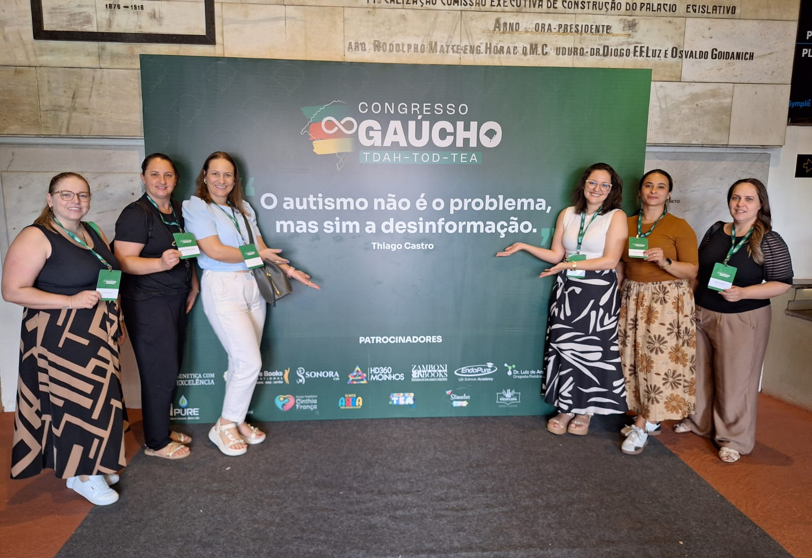 Profissionais da educação de Rodeio Bonito participam do Congresso Gaúcho TDAH TOD e TEA