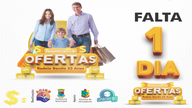 ANIVERSÁRIO DE OFERTAS INICIA AMANHÃ